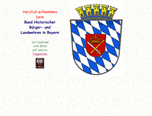 Tablet Screenshot of bayern-buergerwehr.de